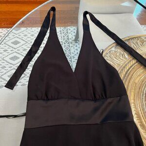 Jones New York Black Halter Dress Size 10.